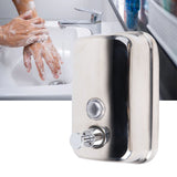 Wall Mount Soap Dispenser Stainless Steel Soap Holder 500ml Capacity for Bathroom Kitchen - Extra Image