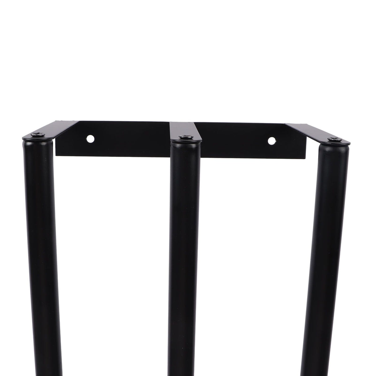 Towel Storage Rack Wall Mounted Black Iron Alloy 3 Bar Rolled Towel Holder for Bathroom