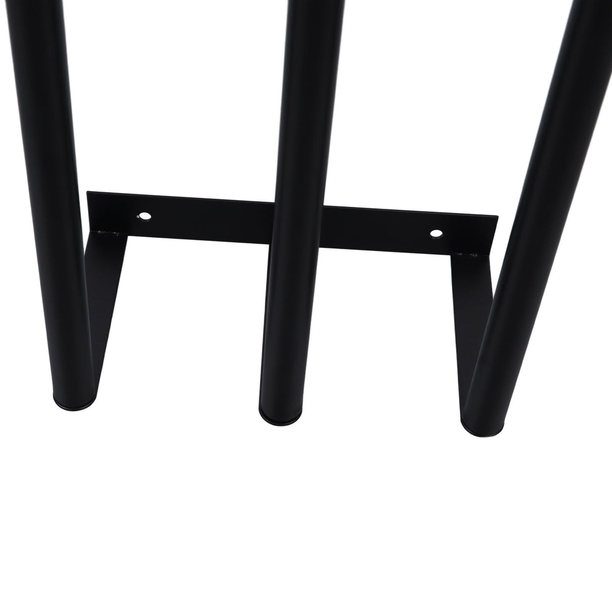 Towel Storage Rack Wall Mounted Black Iron Alloy 3 Bar Rolled Towel Holder for Bathroom