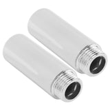 2PCS Shower Arm Extension Stainless Steel Chrome Plating Shower Head Extension Pipe for Bathroom 6.1cm/2.4in - Extra Image