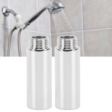 2PCS Shower Arm Extension Stainless Steel Chrome Plating Shower Head Extension Pipe for Bathroom 6.1cm/2.4in - Extra Image