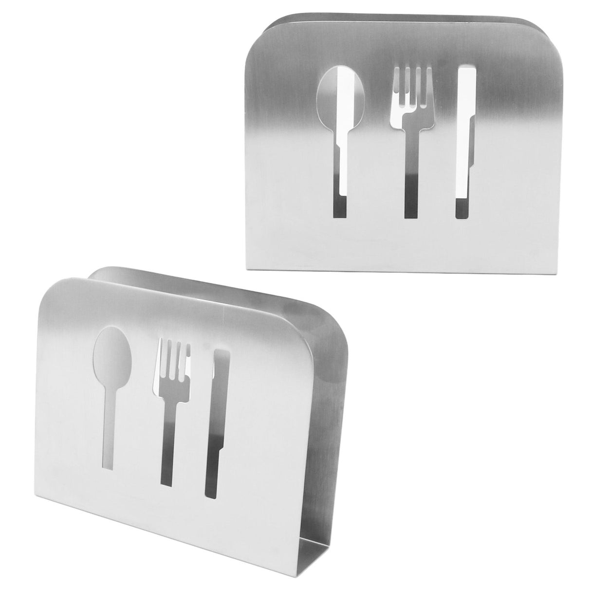 Napkin Holder Napkin Dispenser Stainless Steel Minimalist Compact Easy Maintenance Napkin Rack for Hotel Restaurant