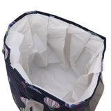 Collapsible Foot Bath Basin PVC Insulated Portable Foot Soaking Bath Tub Water Bucket with Handle for Outdoor Camping Travel Navy Blue Balloon - Extra Image
