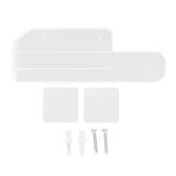 Hand Towel Holder Acrylic Modern Self Adhesive Wall Mounted Towel Bar Hanger for Bathroom Kitchen Lavatory Transparent