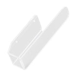 Hand Towel Holder Acrylic Modern Self Adhesive Wall Mounted Towel Bar Hanger for Bathroom Kitchen Lavatory Transparent