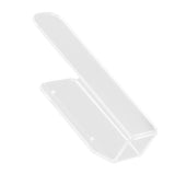 Hand Towel Holder Acrylic Modern Self Adhesive Wall Mounted Towel Bar Hanger for Bathroom Kitchen Lavatory Transparent