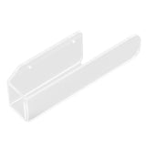 Hand Towel Holder Acrylic Modern Self Adhesive Wall Mounted Towel Bar Hanger for Bathroom Kitchen Lavatory Transparent