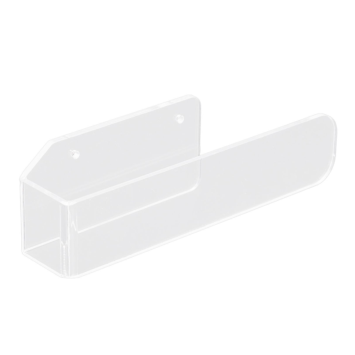 Hand Towel Holder Acrylic Modern Self Adhesive Wall Mounted Towel Bar Hanger for Bathroom Kitchen Lavatory Transparent