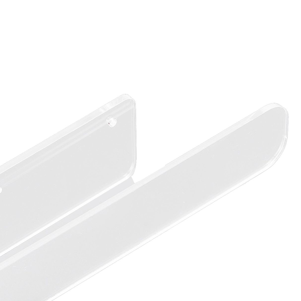Hand Towel Holder Acrylic Modern Self Adhesive Wall Mounted Towel Bar Hanger for Bathroom Kitchen Lavatory Transparent