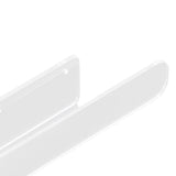 Hand Towel Holder Acrylic Modern Self Adhesive Wall Mounted Towel Bar Hanger for Bathroom Kitchen Lavatory Transparent - Extra Image