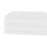 Hand Towel Holder Acrylic Modern Self Adhesive Wall Mounted Towel Bar Hanger for Bathroom Kitchen Lavatory Transparent