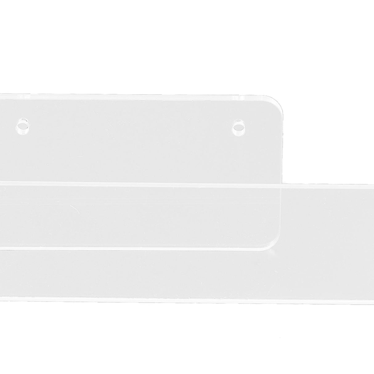 Hand Towel Holder Acrylic Modern Self Adhesive Wall Mounted Towel Bar Hanger for Bathroom Kitchen Lavatory Transparent