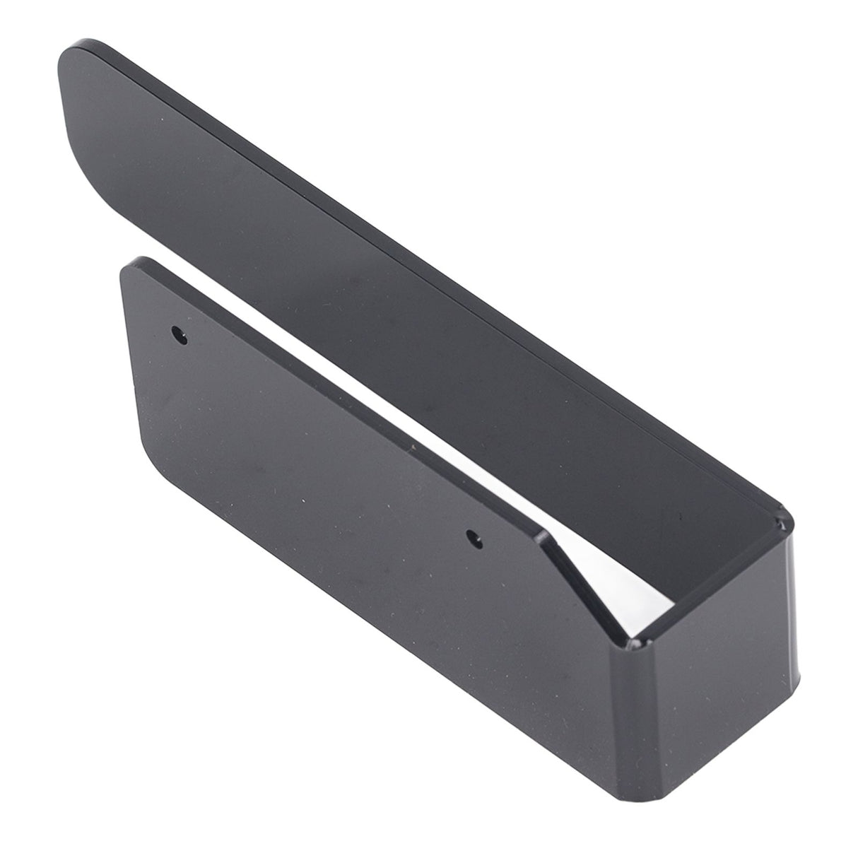 Hand Towel Holder Acrylic Modern Self Adhesive Wall Mounted Towel Bar Hanger for Bathroom Kitchen Lavatory Black