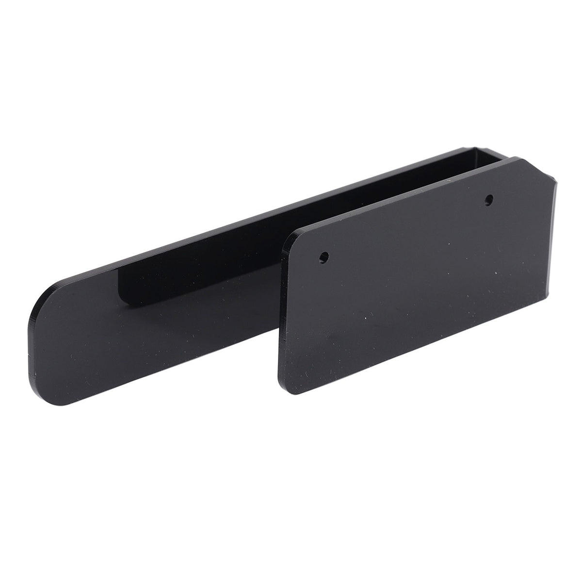 Hand Towel Holder Acrylic Modern Self Adhesive Wall Mounted Towel Bar Hanger for Bathroom Kitchen Lavatory Black