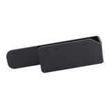 Hand Towel Holder Acrylic Modern Self Adhesive Wall Mounted Towel Bar Hanger for Bathroom Kitchen Lavatory Black - Rear View