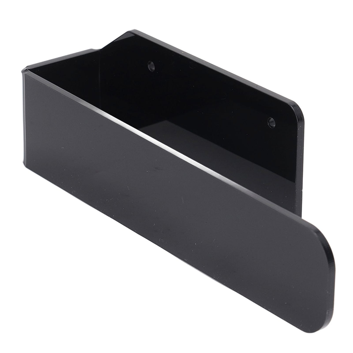 Hand Towel Holder Acrylic Modern Self Adhesive Wall Mounted Towel Bar Hanger for Bathroom Kitchen Lavatory Black