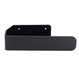 Hand Towel Holder Acrylic Modern Self Adhesive Wall Mounted Towel Bar Hanger for Bathroom Kitchen Lavatory Black - Extra Image
