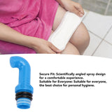 Bidet Bottle Attachment Bidet Sprayer Head Compatible with Every Bottle ABS Portable Bidet Bidet Nozzle for Water Bottle Blue