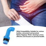 Bidet Bottle Attachment Bidet Sprayer Head Compatible with Every Bottle ABS Portable Bidet Bidet Nozzle for Water Bottle Blue - Extra Image