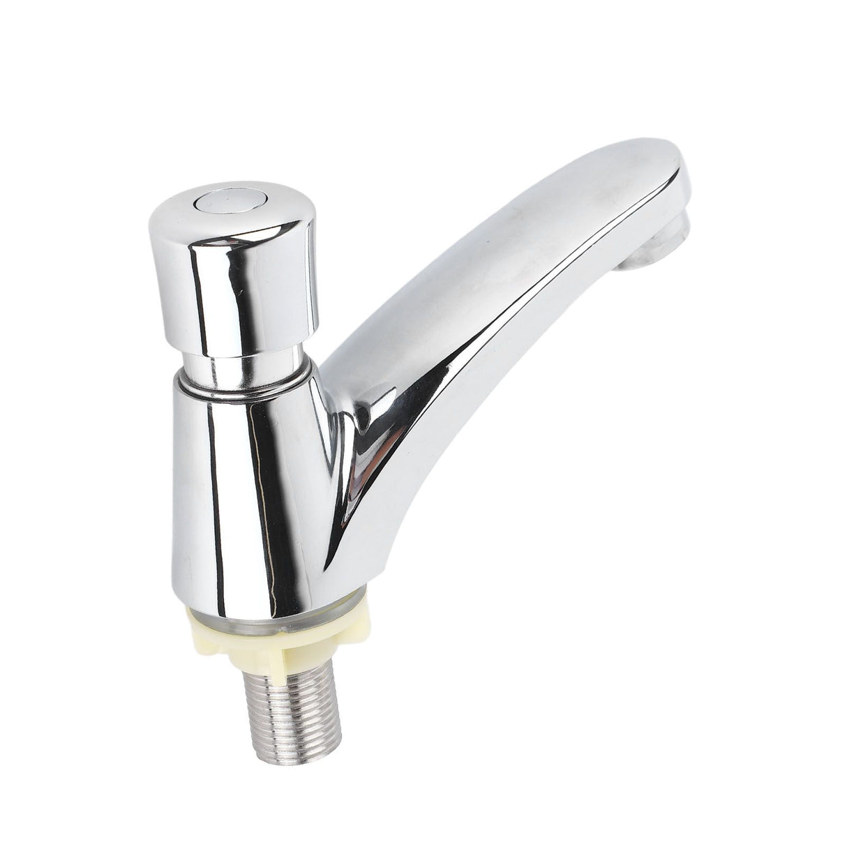 Time Delay Basin Sink Faucet Copper Alloy Push Switch Water Saving Tap for Home Kitchen Bathroom Hotel