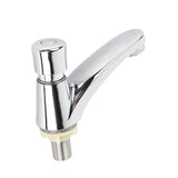 Time Delay Basin Sink Faucet Copper Alloy Push Switch Water Saving Tap for Home Kitchen Bathroom Hotel