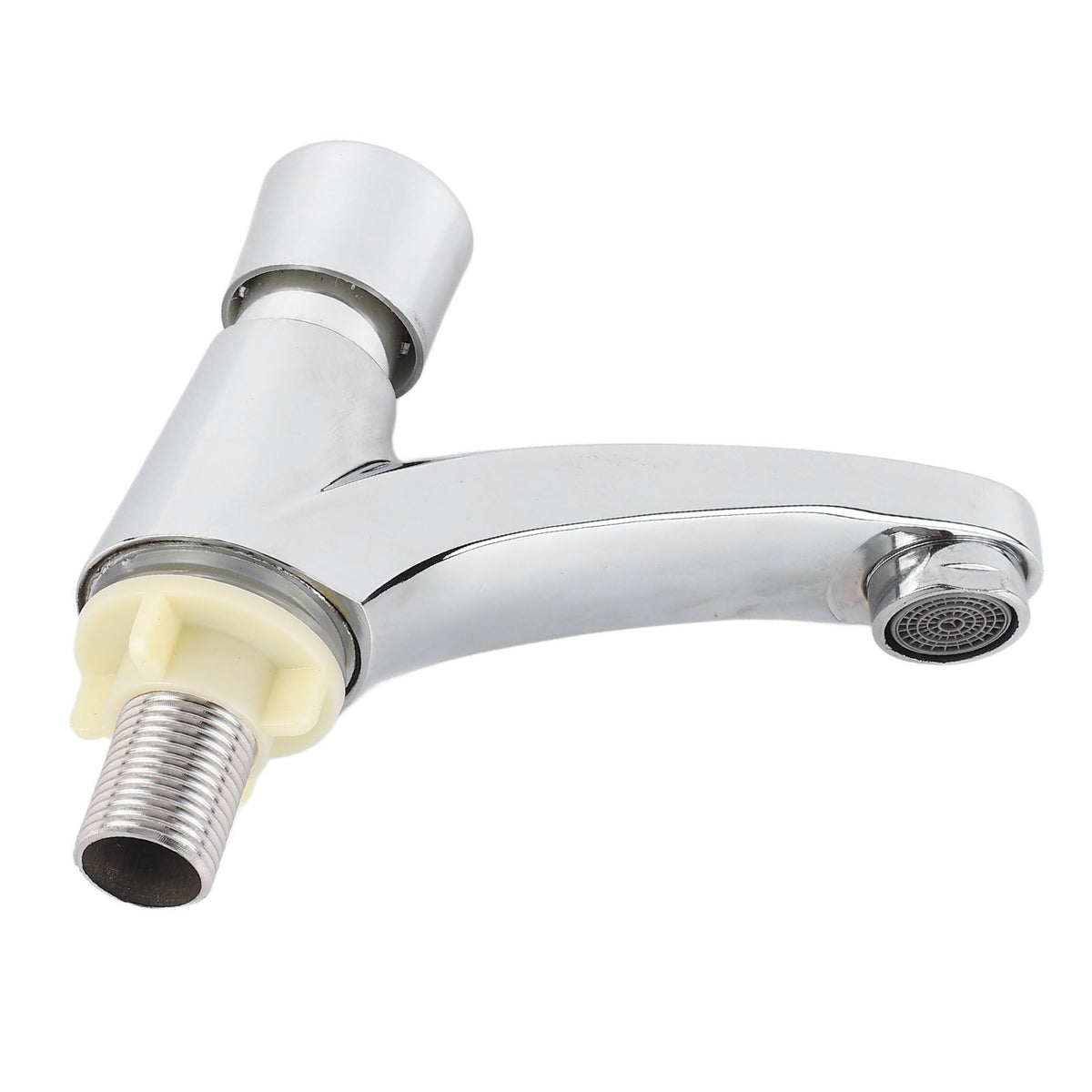 Time Delay Basin Sink Faucet Copper Alloy Push Switch Water Saving Tap for Home Kitchen Bathroom Hotel