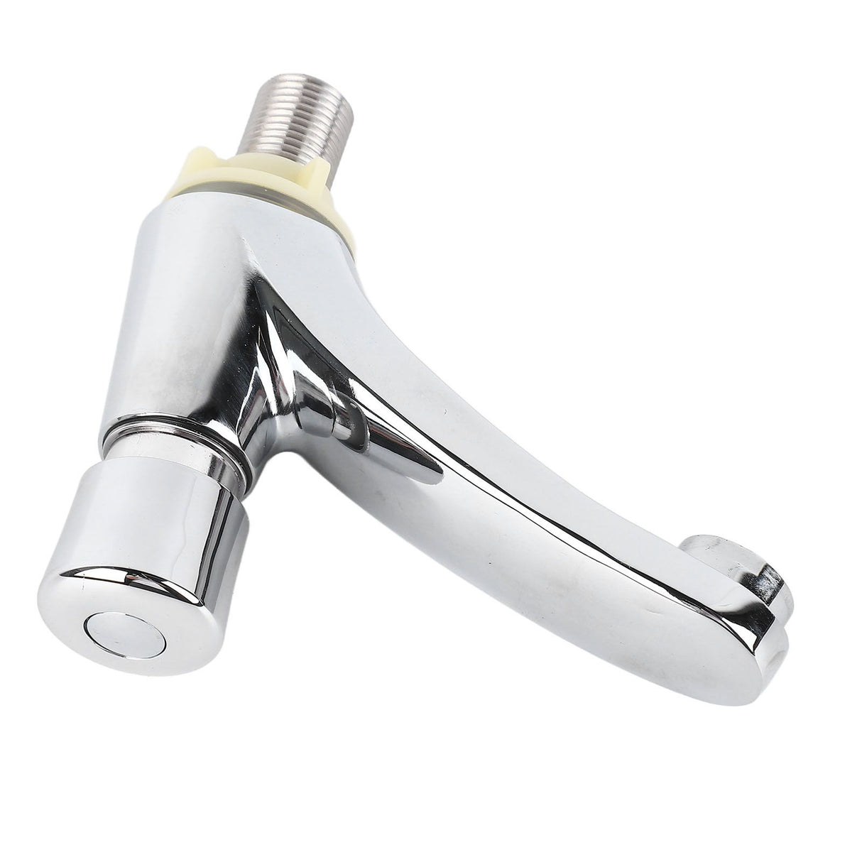 Time Delay Basin Sink Faucet Copper Alloy Push Switch Water Saving Tap for Home Kitchen Bathroom Hotel