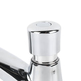 Time Delay Basin Sink Faucet Copper Alloy Push Switch Water Saving Tap for Home Kitchen Bathroom Hotel