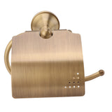 Toilet Paper Holder Wall Mounted Copper Vintage Style Ample Space Scratch Resistant for Washroom Bathroom