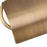Toilet Paper Holder Wall Mounted Copper Vintage Style Ample Space Scratch Resistant for Washroom Bathroom