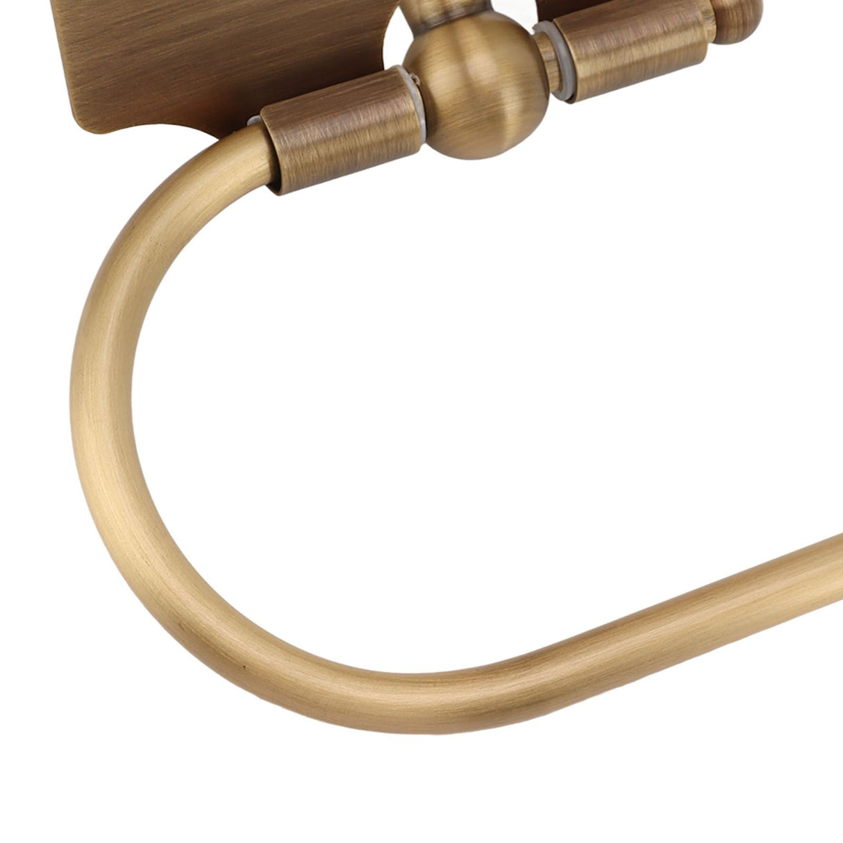 Toilet Paper Holder Wall Mounted Copper Vintage Style Ample Space Scratch Resistant for Washroom Bathroom