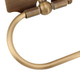 Toilet Paper Holder Wall Mounted Copper Vintage Style Ample Space Scratch Resistant for Washroom Bathroom
