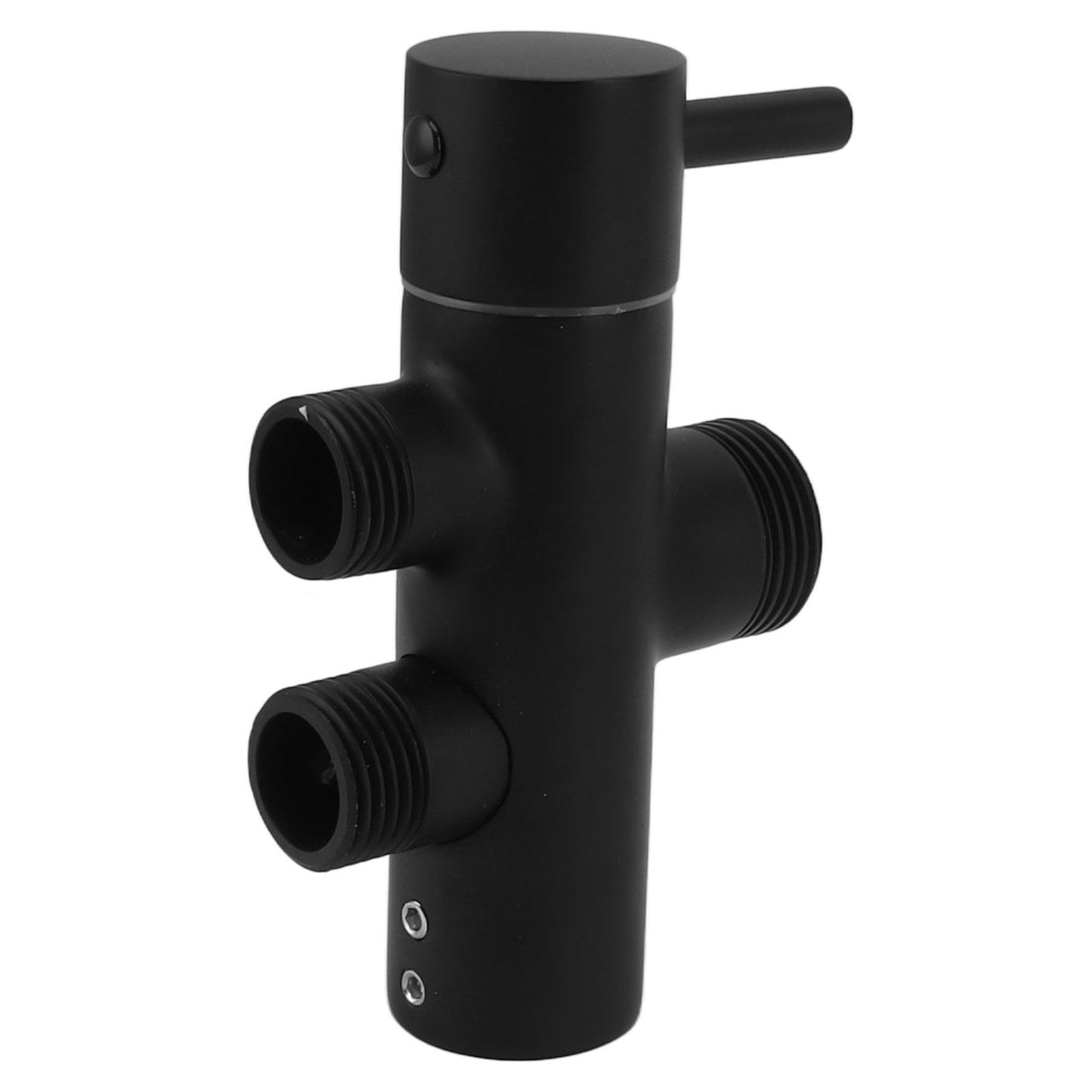 Shower Head Diverter Black Rustproof Leakproof Wall Mounted Shower Arm Diverter Valve for Toilet Sink