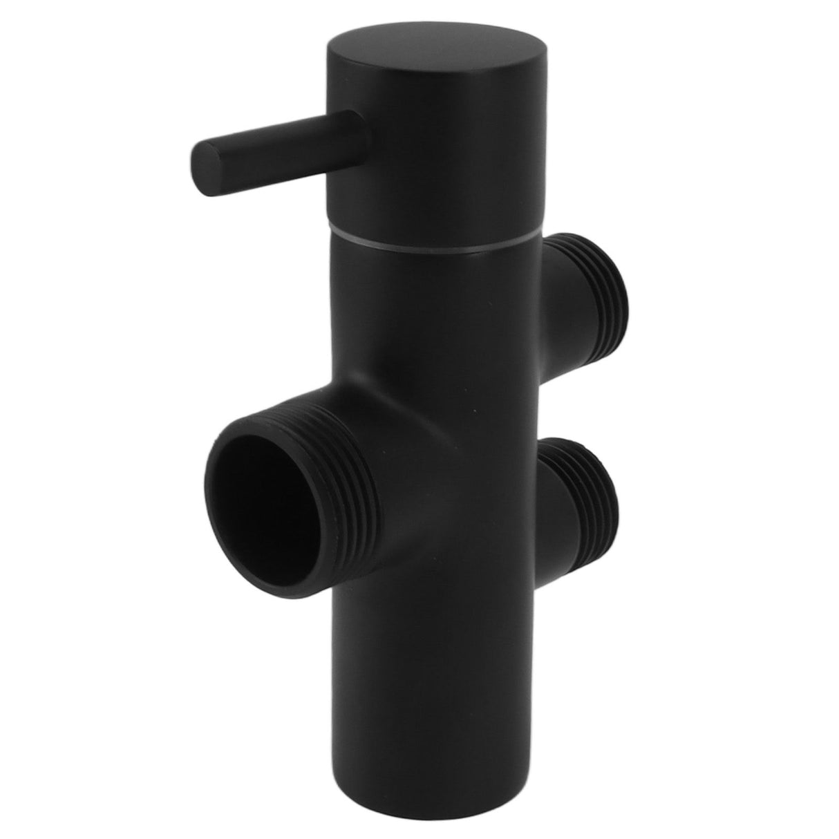 Shower Head Diverter Black Rustproof Leakproof Wall Mounted Shower Arm Diverter Valve for Toilet Sink
