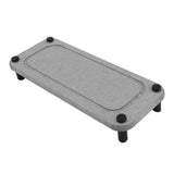 Sink Caddy Instant Dry Sink Organizer Dries Instantly Sink Holder Diatomaceous Pedestal Stand Riser with Stainless Steel Feet Grey