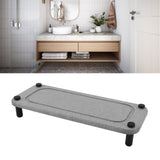 Sink Caddy Instant Dry Sink Organizer Dries Instantly Sink Holder Diatomaceous Pedestal Stand Riser with Stainless Steel Feet Grey - Extra Image