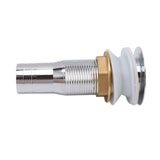 Bathroom Sink Drain Stainless Steel Polished Electroplated Flip Top Anti Blocking Short Vanity Vessel Drain Stopper for Home Kitchen