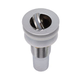 Bathroom Sink Drain Stainless Steel Polished Electroplated Flip Top Anti Blocking Short Vanity Vessel Drain Stopper for Home Kitchen - Close-Up Angle