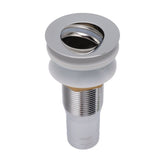 Bathroom Sink Drain Stainless Steel Polished Electroplated Flip Top Anti Blocking Short Vanity Vessel Drain Stopper for Home Kitchen