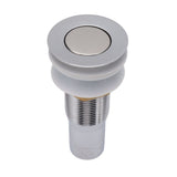 Bathroom Sink Drain Stainless Steel Polished Electroplated Flip Top Anti Blocking Short Vanity Vessel Drain Stopper for Home Kitchen - Extra Image