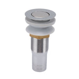 Bathroom Sink Drain Stainless Steel Polished Electroplated Flip Top Anti Blocking Short Vanity Vessel Drain Stopper for Home Kitchen