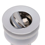 Bathroom Sink Drain Stainless Steel Polished Electroplated Flip Top Anti Blocking Short Vanity Vessel Drain Stopper for Home Kitchen