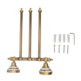 Swivel Towel Bar Antique Brass Towel Rack Rotated Towel Hanger Holder for Bathroom Three Rods