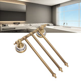 Swivel Towel Bar Antique Brass Towel Rack Rotated Towel Hanger Holder for Bathroom Three Rods
