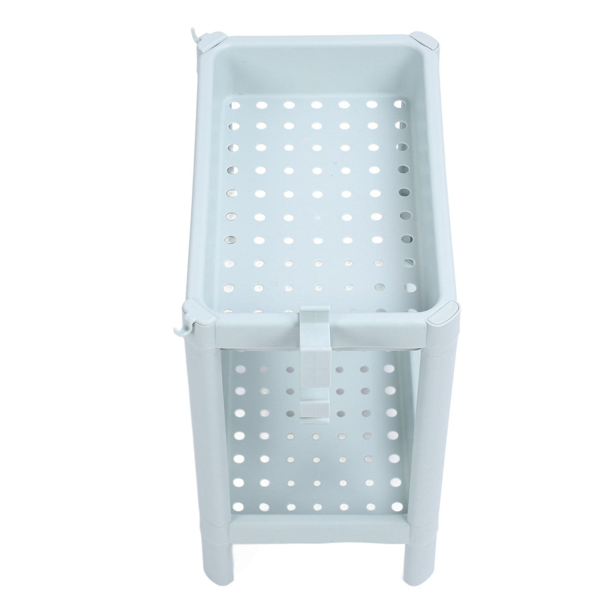 Bathroom Floor Storage Shelf Bathroom Storage Open Shelf Unit Freestanding Corner Rack Shelves Storage Rack Nordic Blue 2 Tier