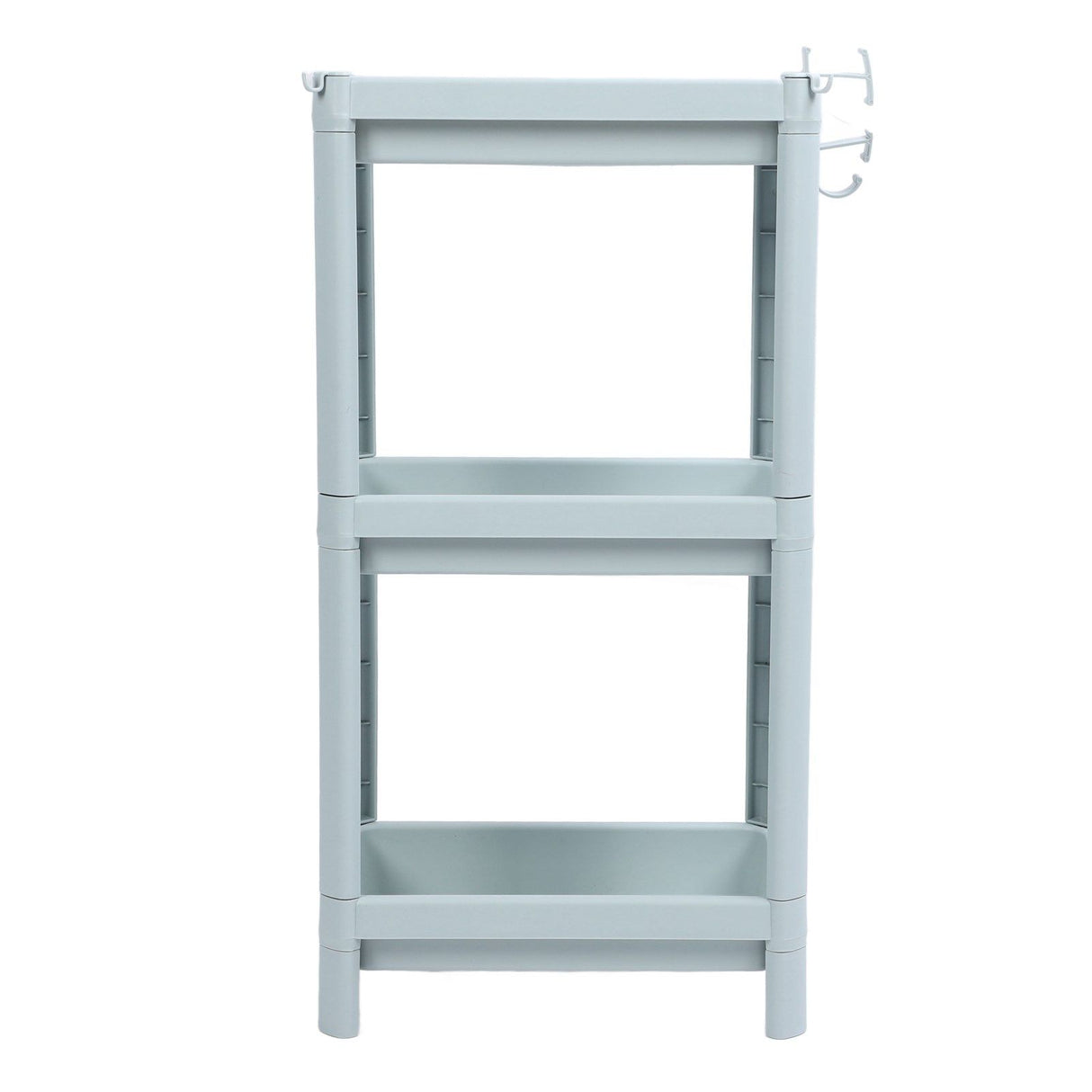 Bathroom Floor Storage Shelf Bathroom Storage Open Shelf Unit Freestanding Corner Rack Shelves Storage Rack Nordic Blue 3 Tier