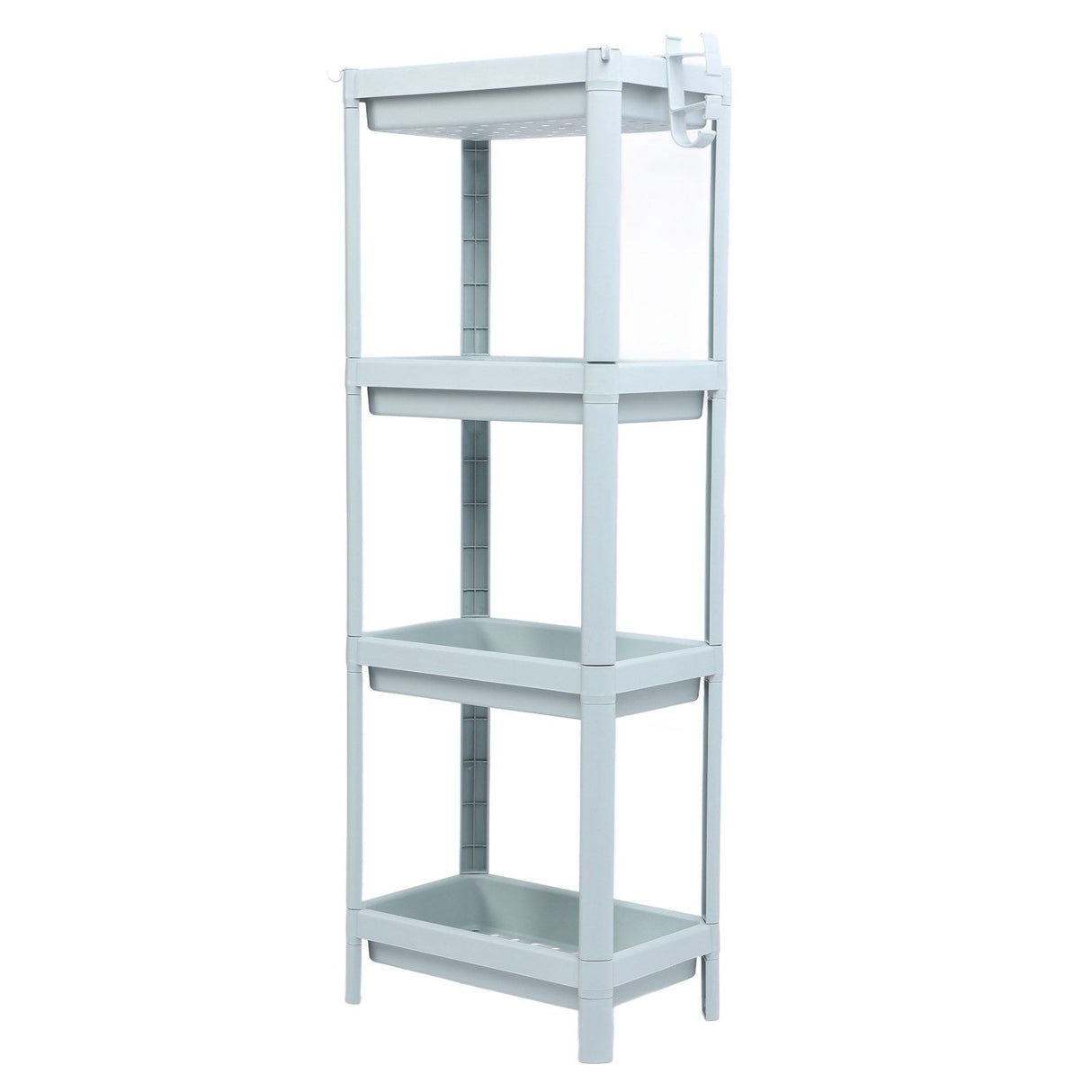 Bathroom Floor Storage Shelf Bathroom Storage Open Shelf Unit Freestanding Corner Rack Shelves Storage Rack Nordic Blue 4 Tier