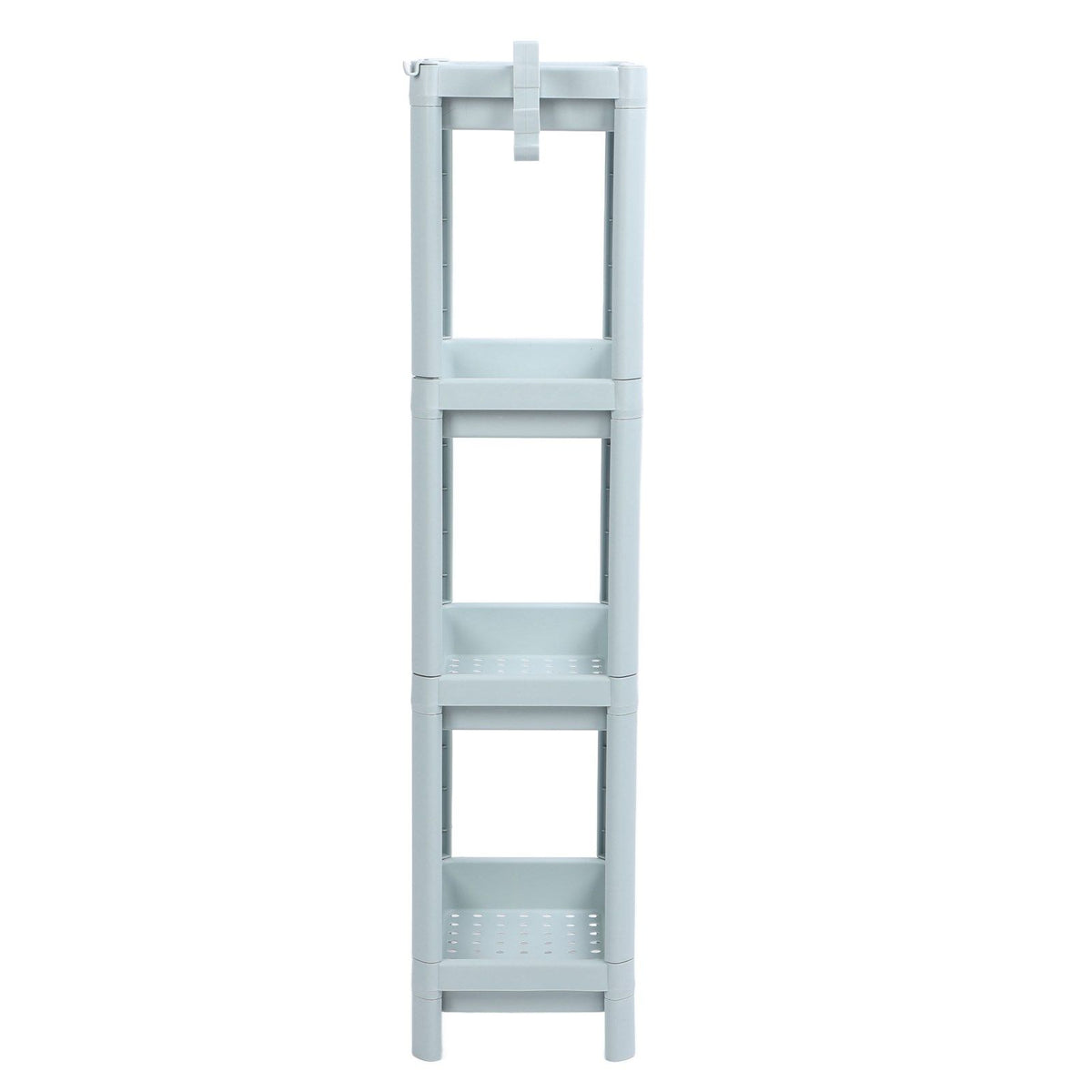 Bathroom Floor Storage Shelf Bathroom Storage Open Shelf Unit Freestanding Corner Rack Shelves Storage Rack Nordic Blue 4 Tier