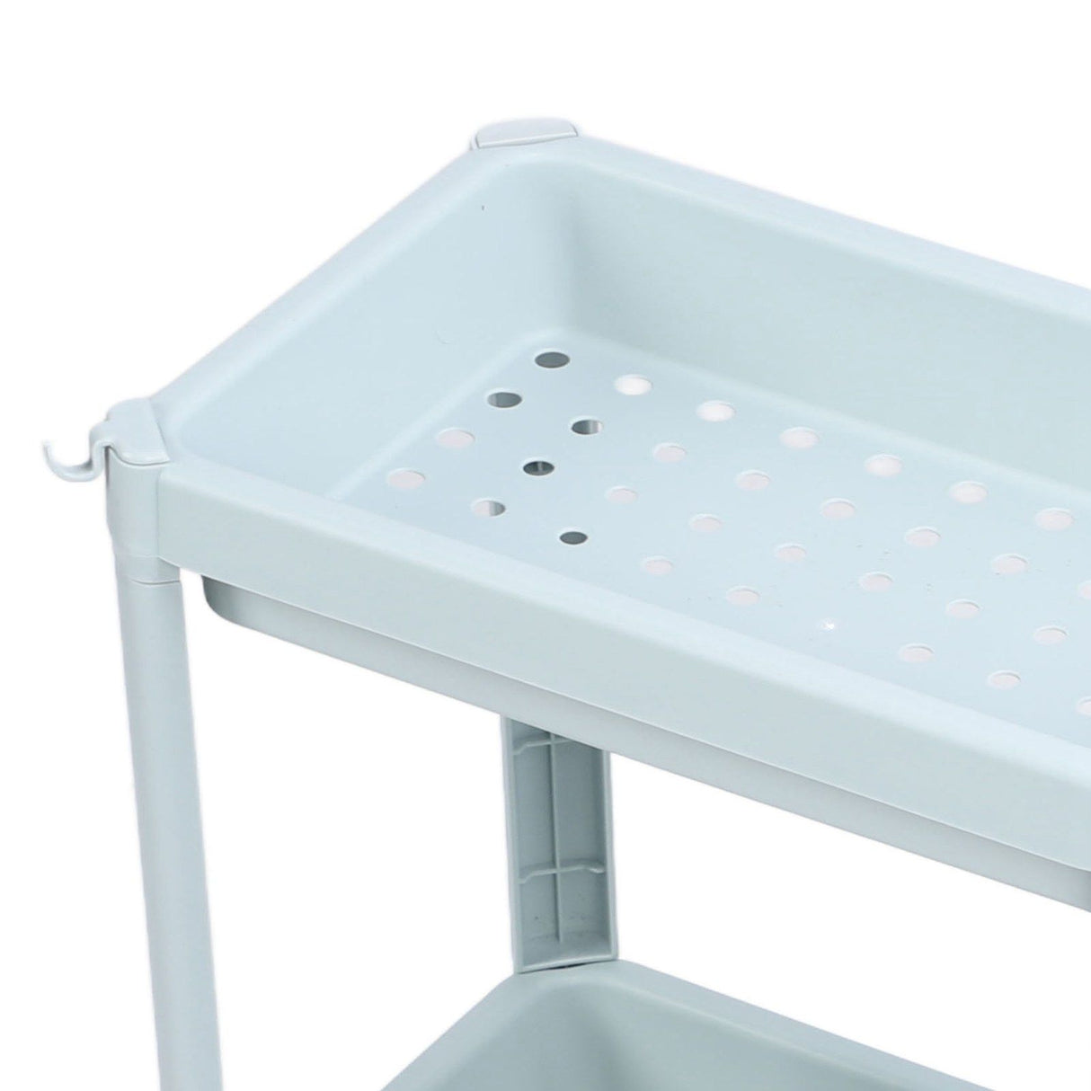 Bathroom Floor Storage Shelf Bathroom Storage Open Shelf Unit Freestanding Corner Rack Shelves Storage Rack Nordic Blue 4 Tier