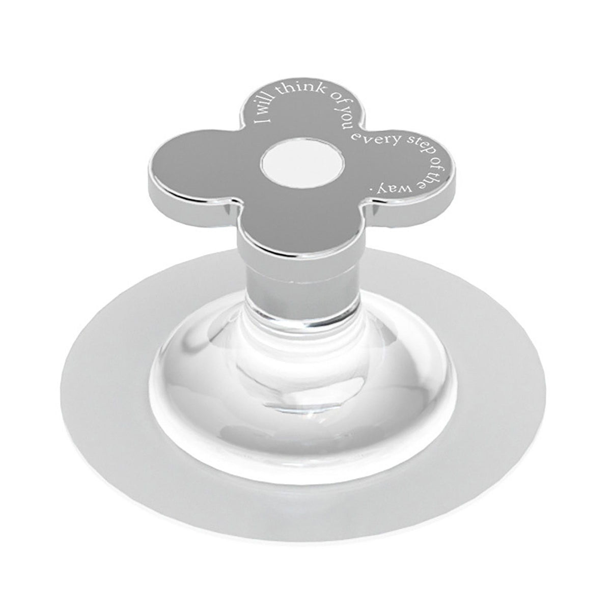 Toilet Lid Handle Toilet Cover Lifter Electroplated Flower Shape Adhesive Easy to Use Toilet Lifter Handle for Bedroom